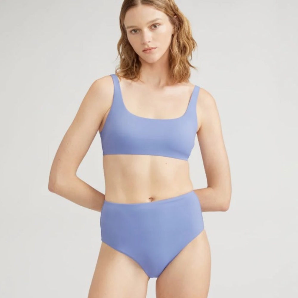 Everlane square-neck bikini top